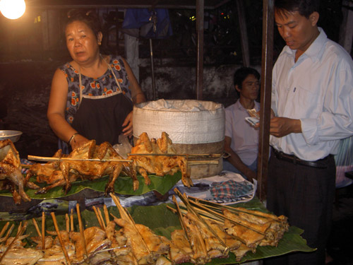 Il mercato notturno di Vientiane