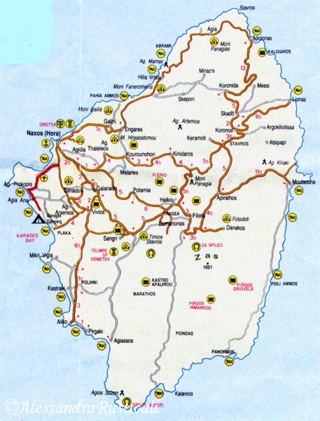 mappa naxos